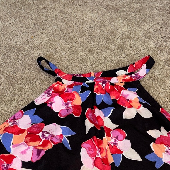 Maurices Blouse Floral Halter neck Top Size 2X Plus Size Shirt Women’s shirt - Picture 3 of 9